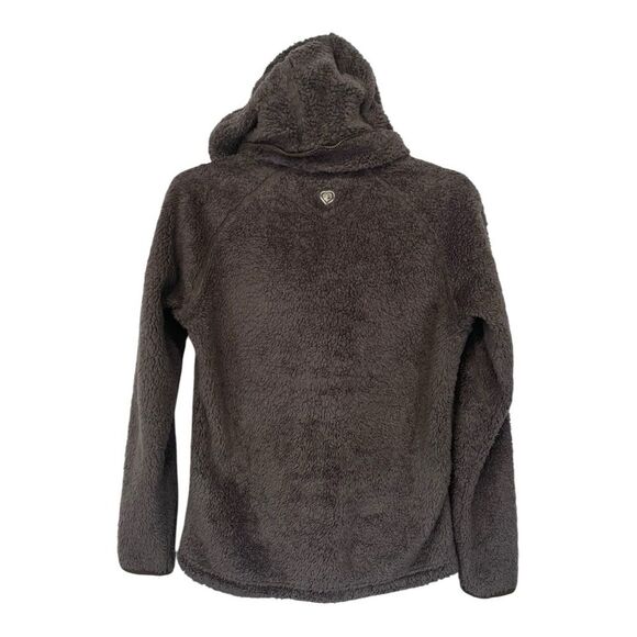 Kuhl | Green Warm Soft Fuzzy Fleece Flight Jacket S - Picture 7 of 13